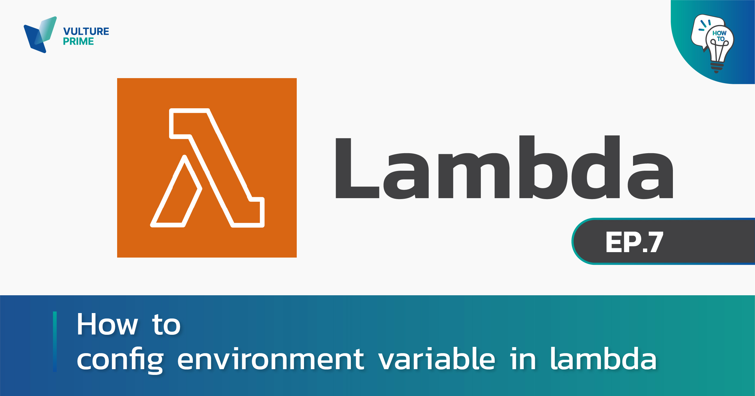 How to config environment variable in lambda